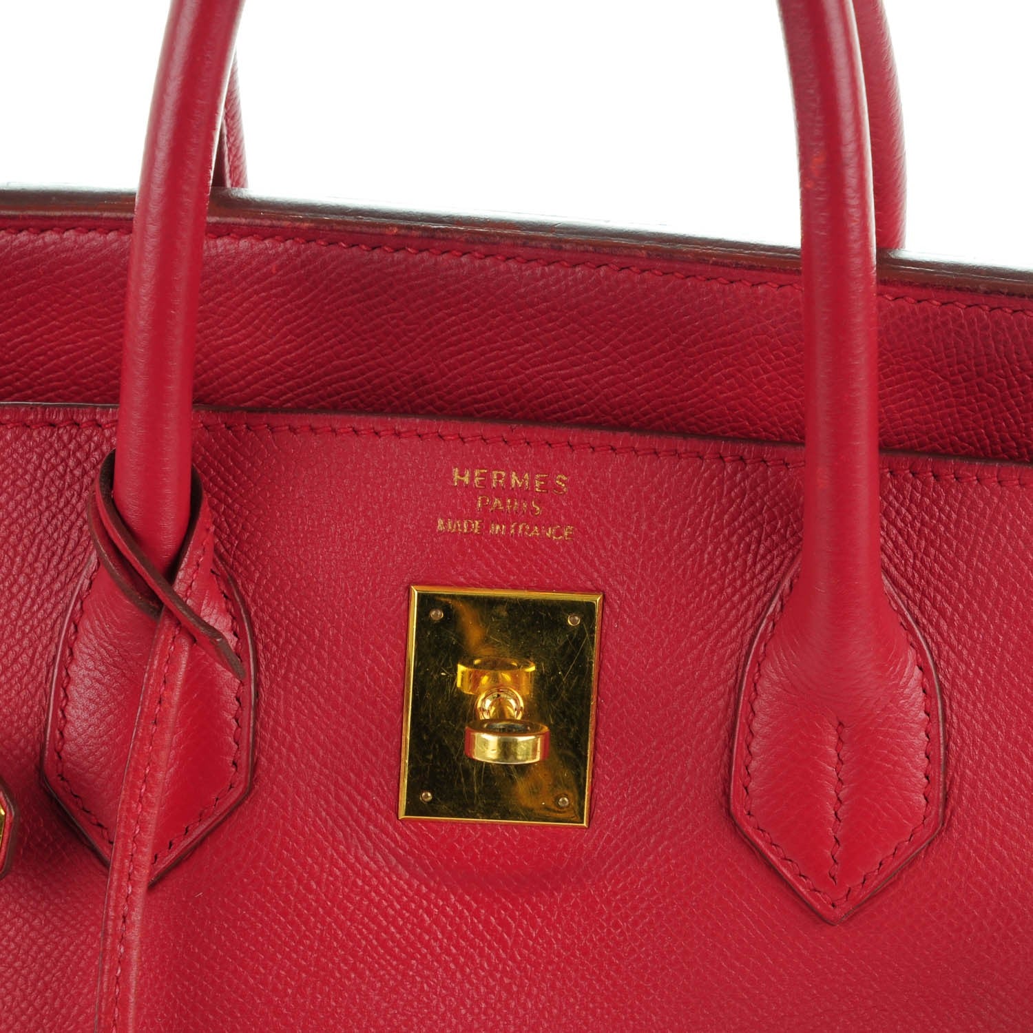 Hermes Courchevel HAC Birkin 32 Rouge 23 of 29