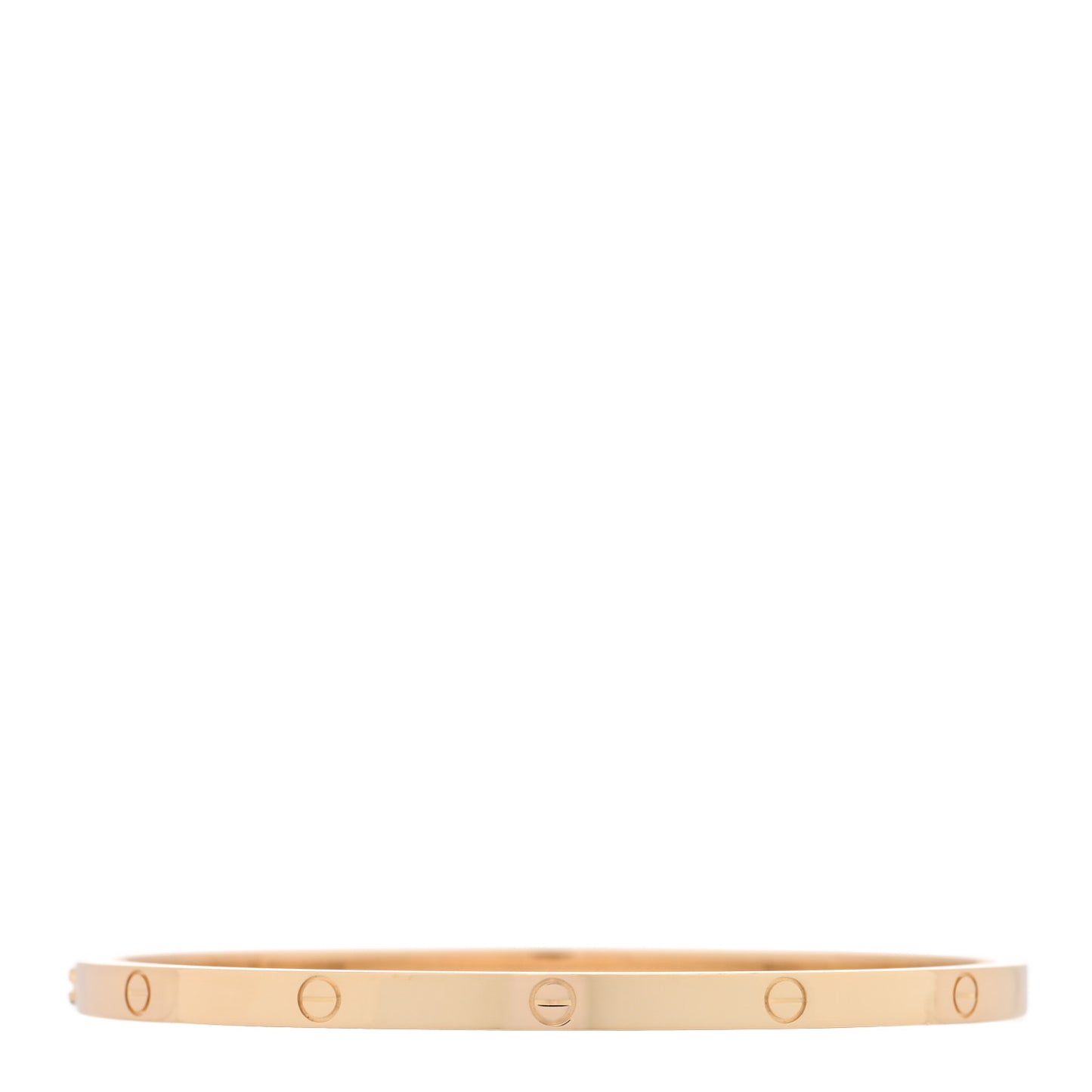 18K Yellow Gold Small LOVE Bracelet 17