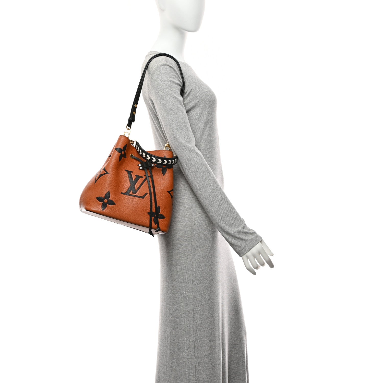 正規品VUITTONバック Louis Vuitton Empreinte Monogram Giant Pochette Metis East West
