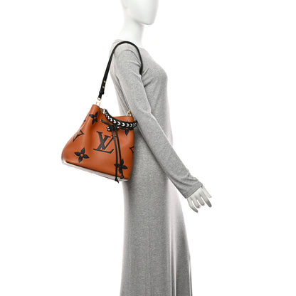 Louis Vuitton Empreinte Monogram Giant Crafty Neonoe MM Caramel Black 2 of 13