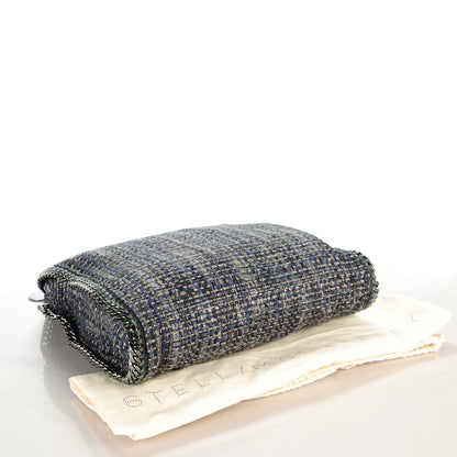 Stella McCartney Metallic Woven Boucle Falabella Blue 4 of 9