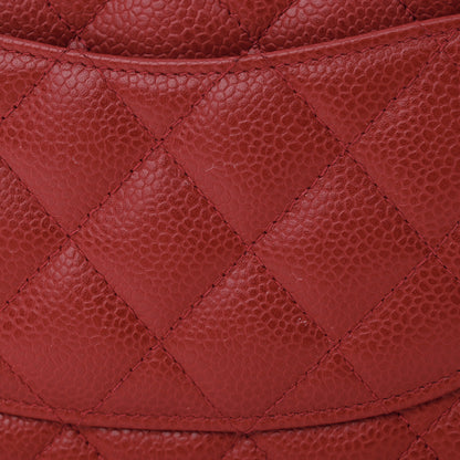Chanel Caviar Quilted Mini Square Flap Red 11 of 12