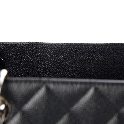Chanel Caviar Quilted XL Grand Shopping Tote GST Black 12 of 14