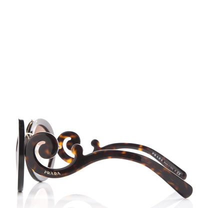 Prada Baroque Sunglasses SPR 13S Havana 3 of 5