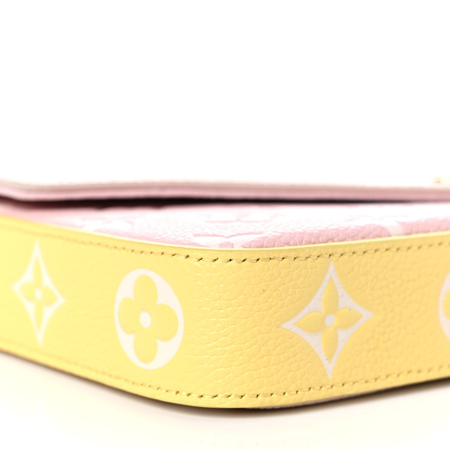 Empreinte Spring in the City Felicie Pochette Chain Wallet Pink Beige Yellow