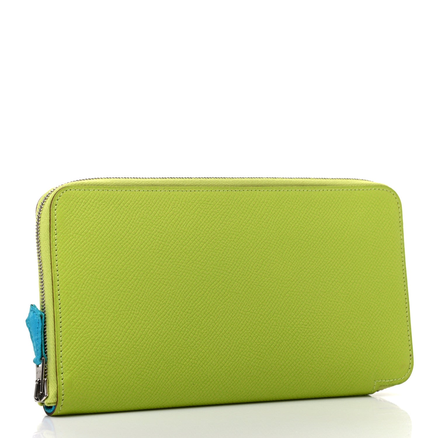 Hermes Epsom Silk'In Wallet Kiwi Lichen 3 of 7