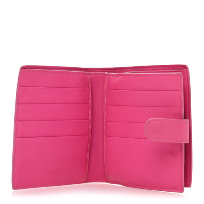 Bottega Veneta Nappa Intrecciato Mini Wallet Violet Fuxia 5 of 10