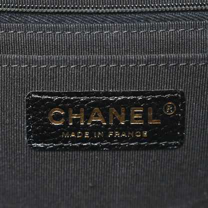 Chanel Caviar Quilted Small XXL Travel Flap Bag Black 6 of 11