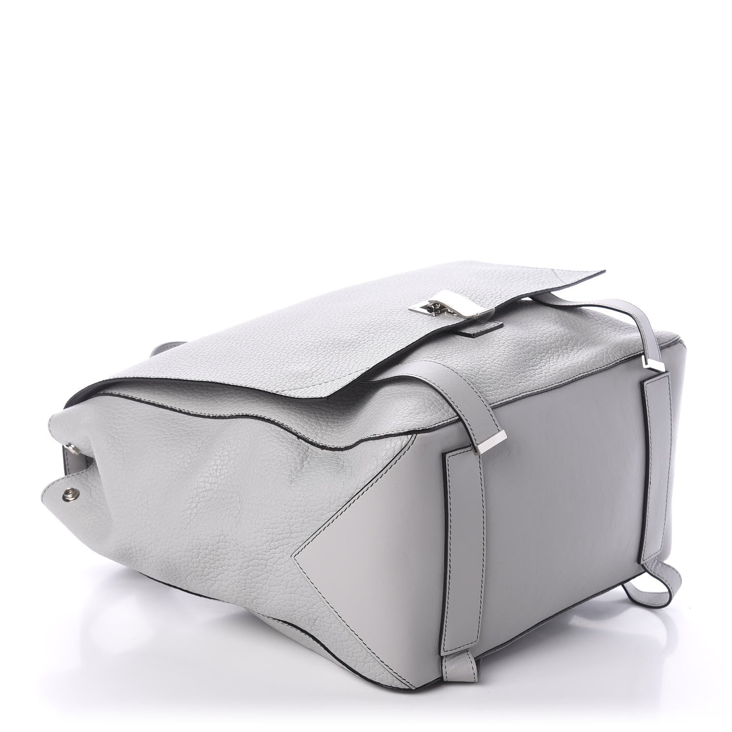 Proenza Schouler Pebbled Calfskin Small PS Courier Backpack Heather Grey 3 of 8