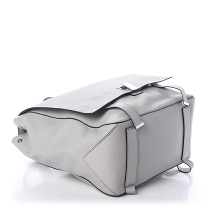 Proenza Schouler Pebbled Calfskin Small PS Courier Backpack Heather Grey 3 of 8