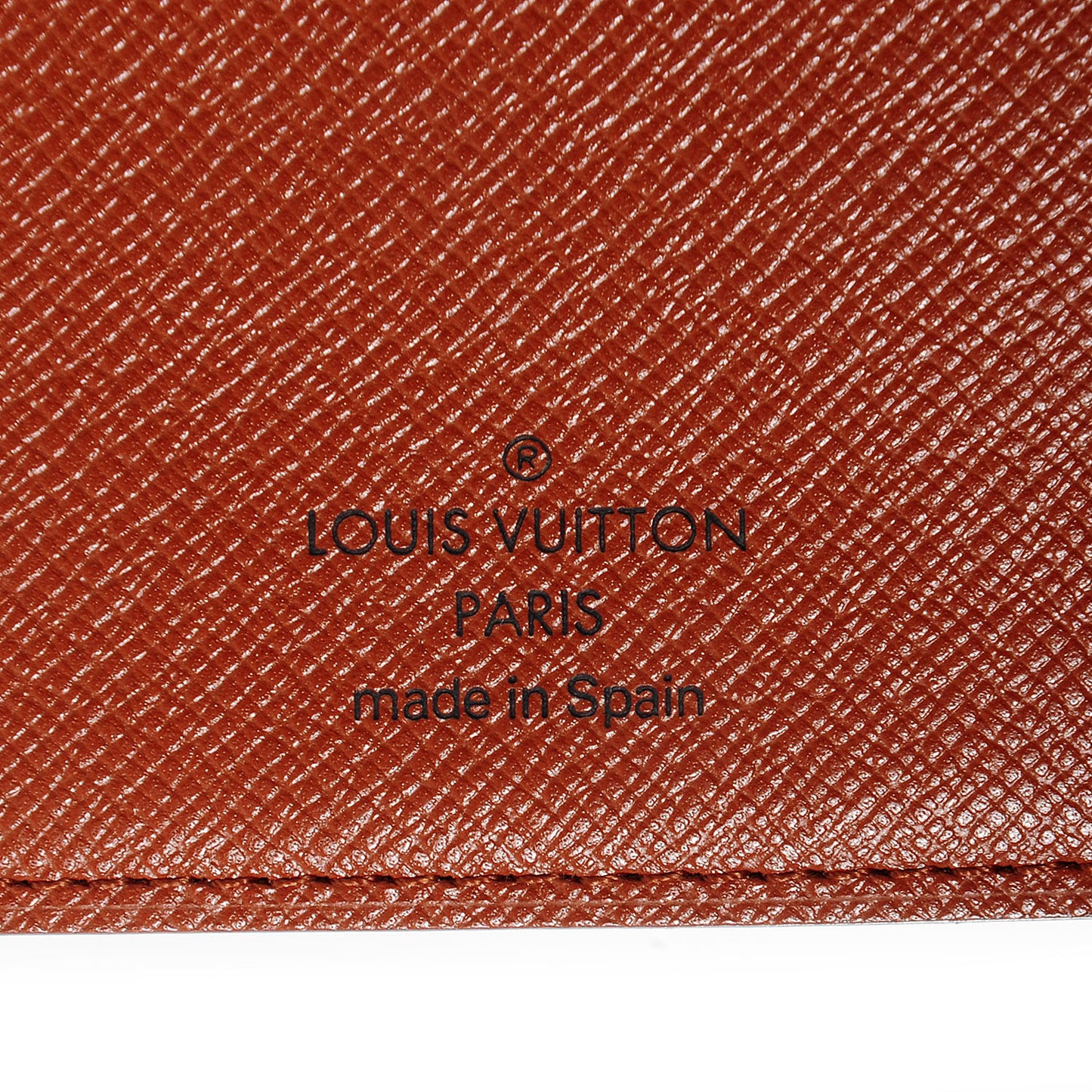 Monogram Pocket Agenda Cover