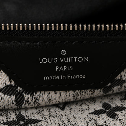 Louis Vuitton Denim Monogram Jacquard Neverfull MM Grey 7 of 10