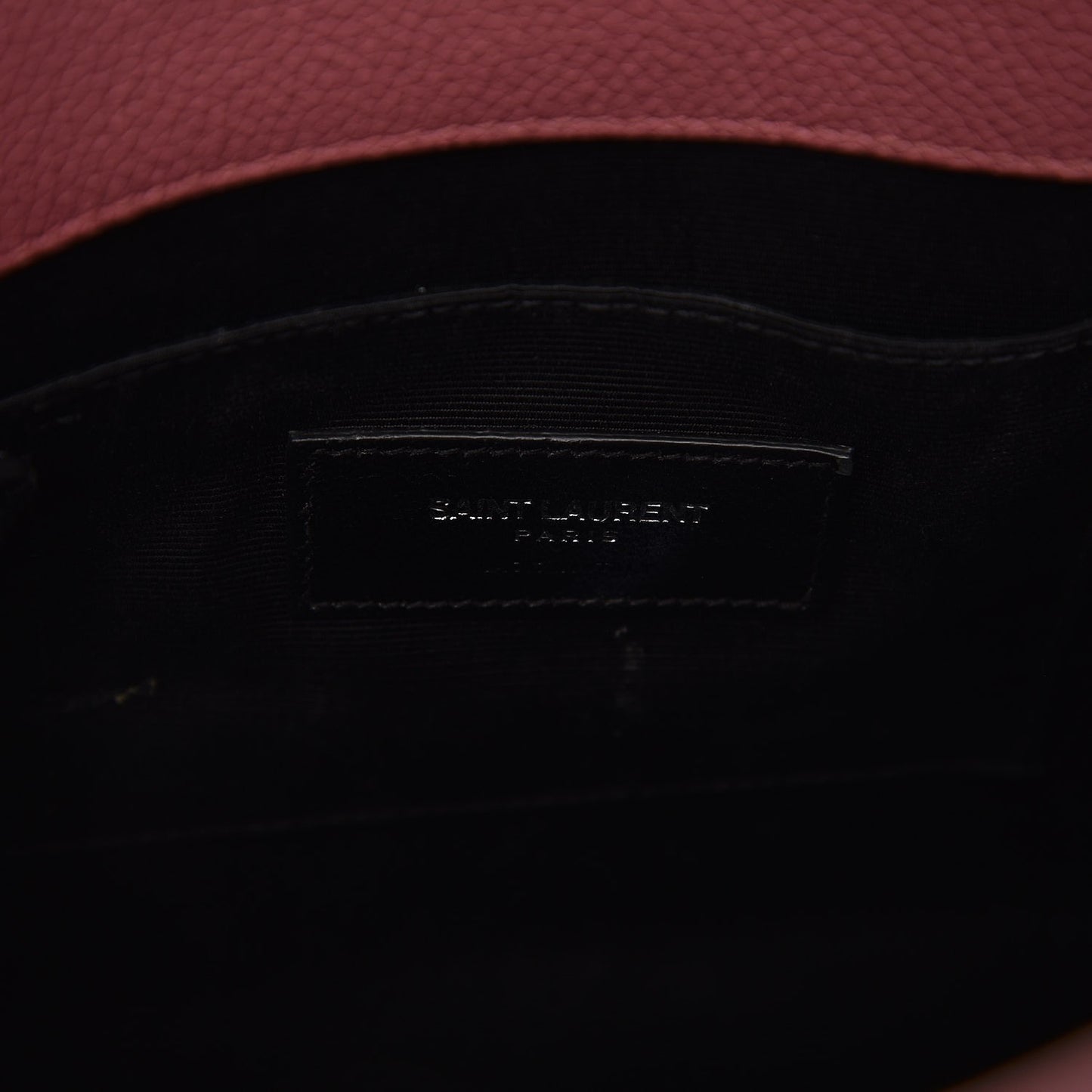 Grained Calfskin Baby Sac De Jour Dark Rose