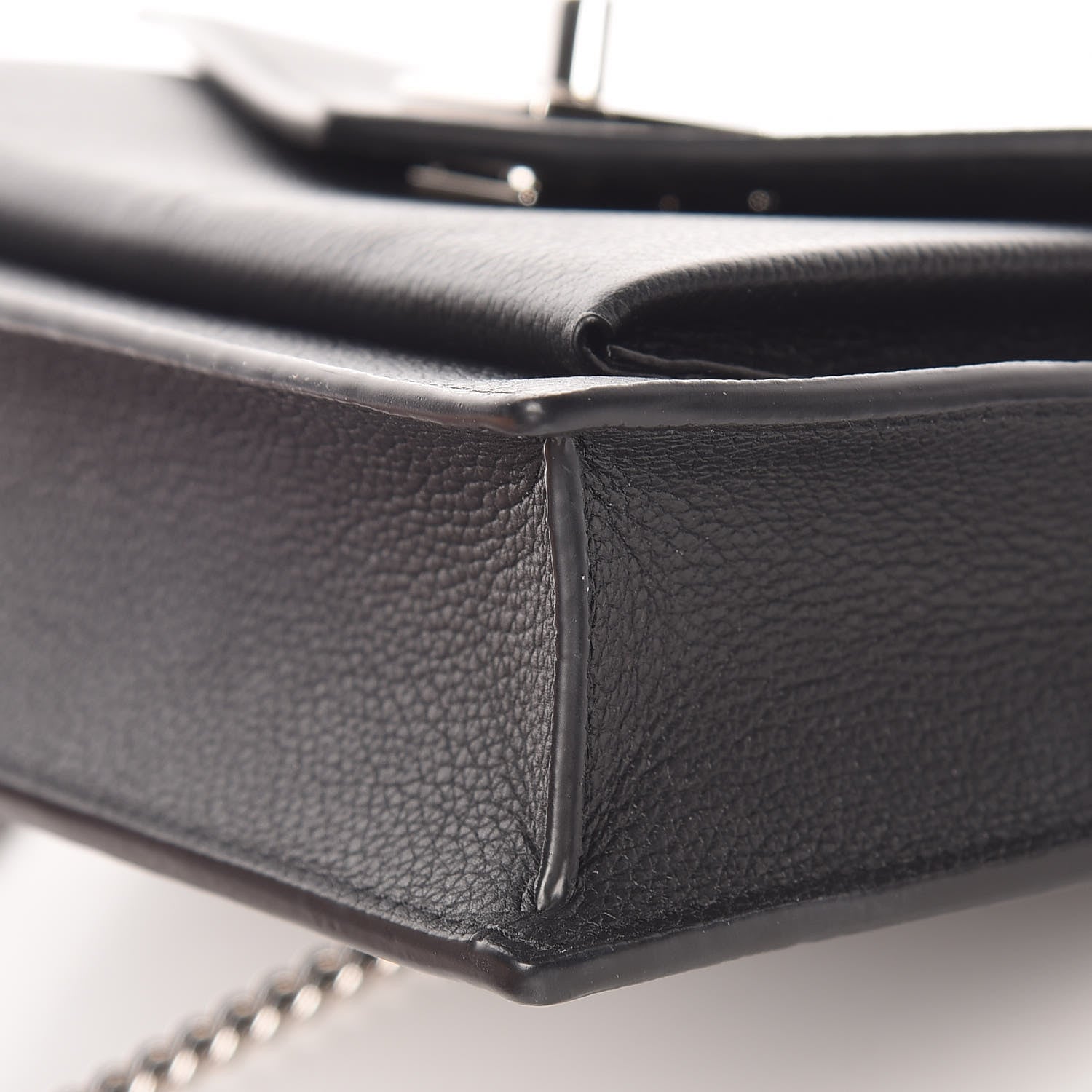 Louis Vuitton Soft Calfskin My Lockme Chain Pochette Black 6 of 9