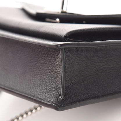 Louis Vuitton Soft Calfskin My Lockme Chain Pochette Black 6 of 9