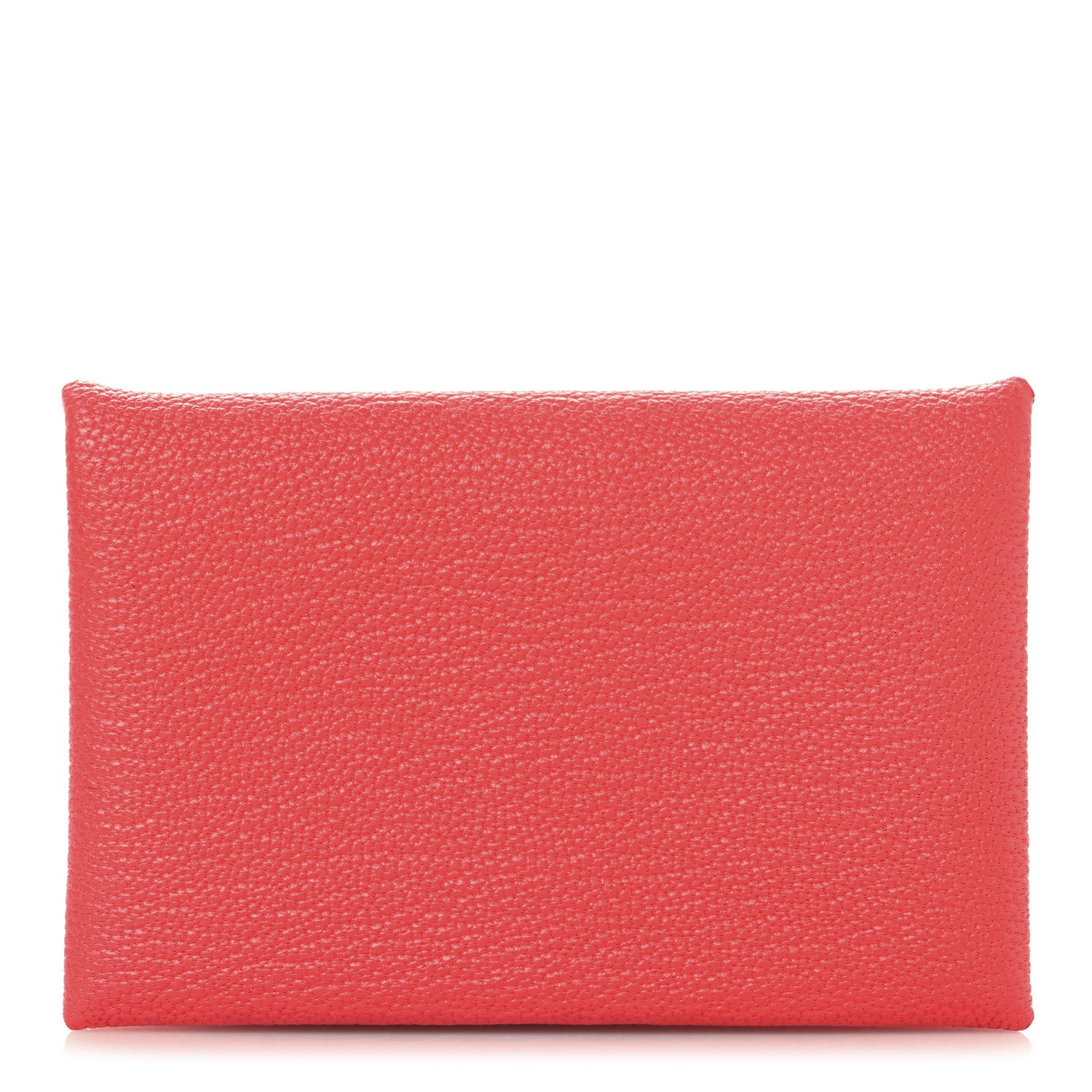 Hermes Chevre Mysore Calvi Card Case Rose Texas 1 of 8