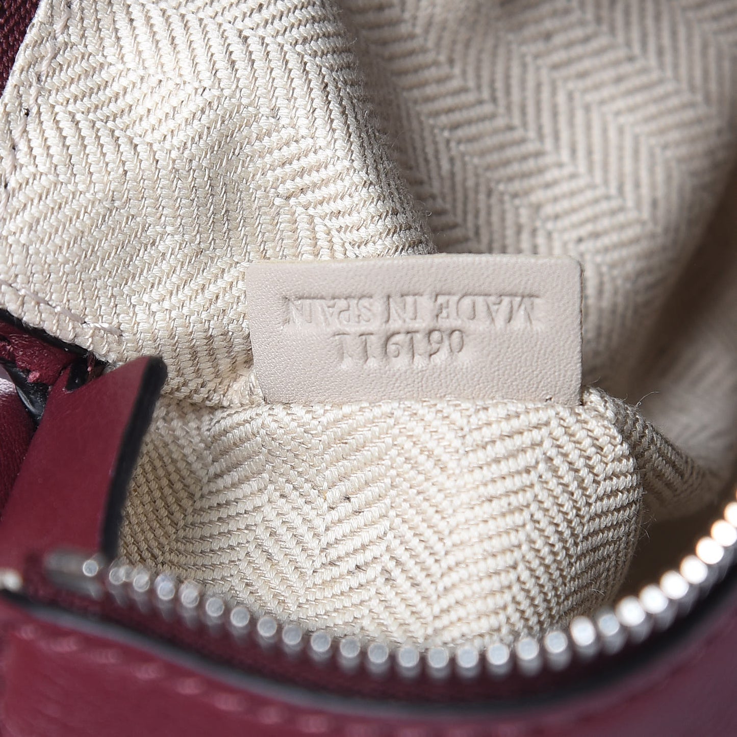 Calfskin Mini Puzzle Bag Wine