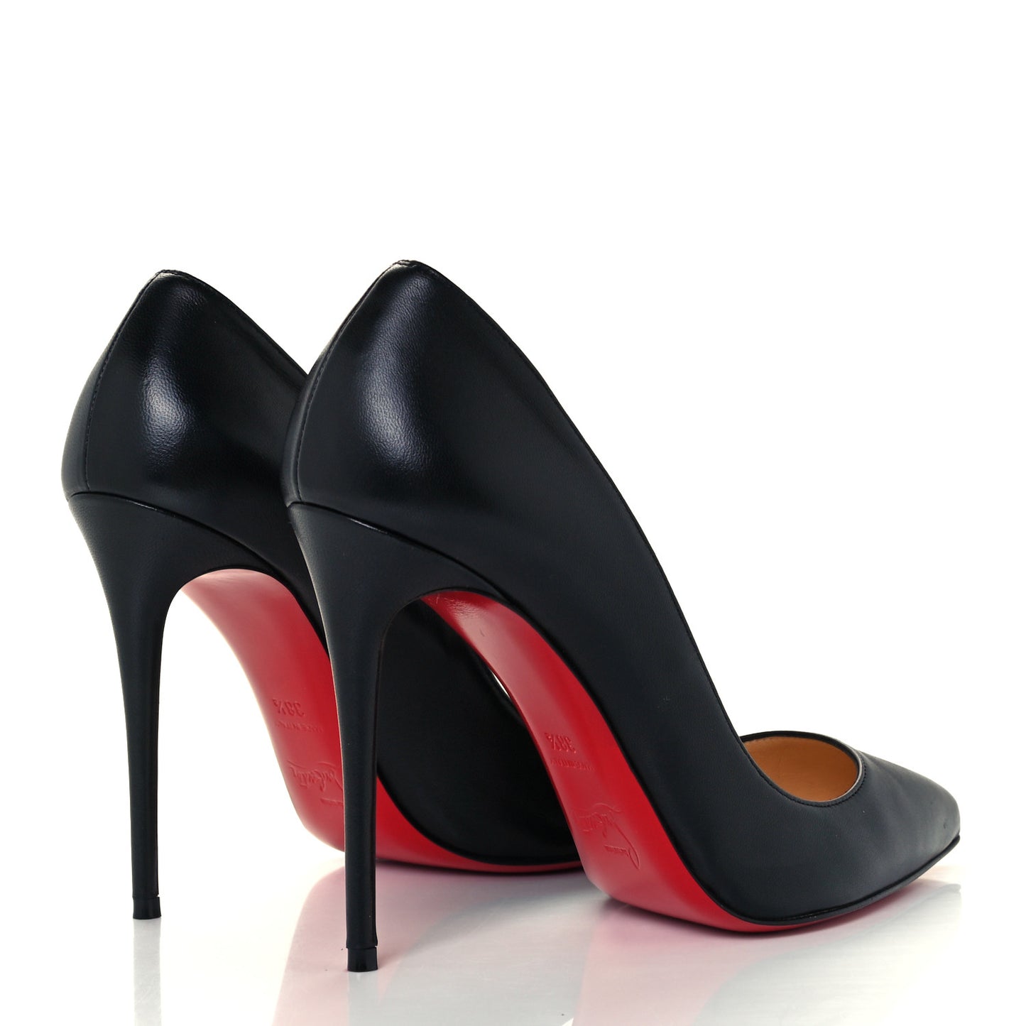 Shiny Nappa Pigalle Follies 100 Pumps 38.5 Black