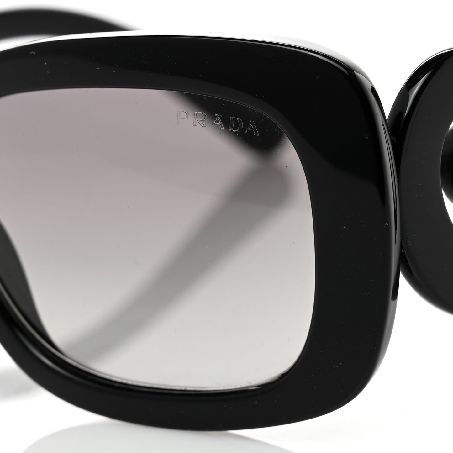 Acetate Baroque Sunglasses SPR 27O Black