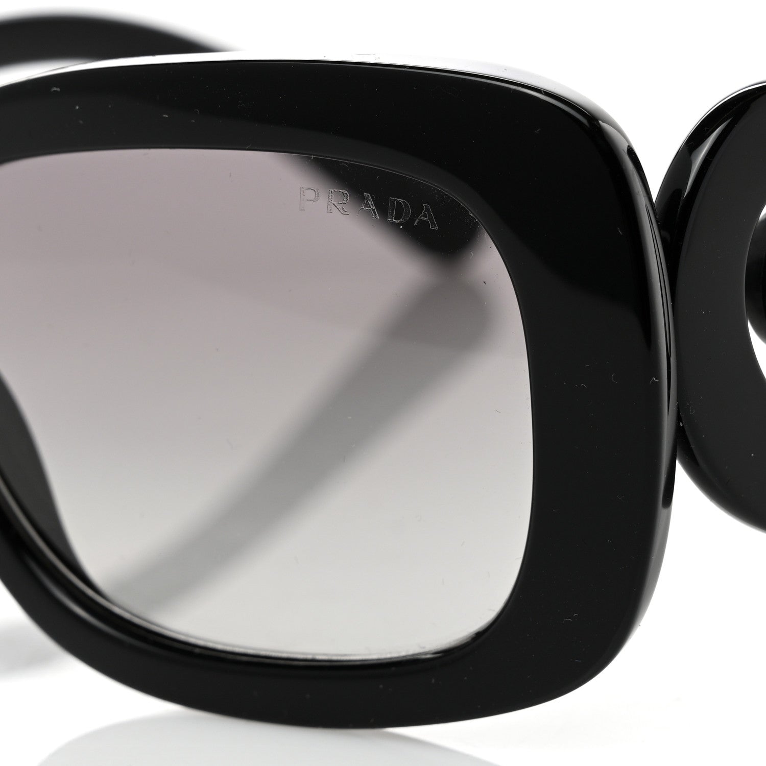 Prada Acetate Baroque Sunglasses SPR 27O Black 7 of 8
