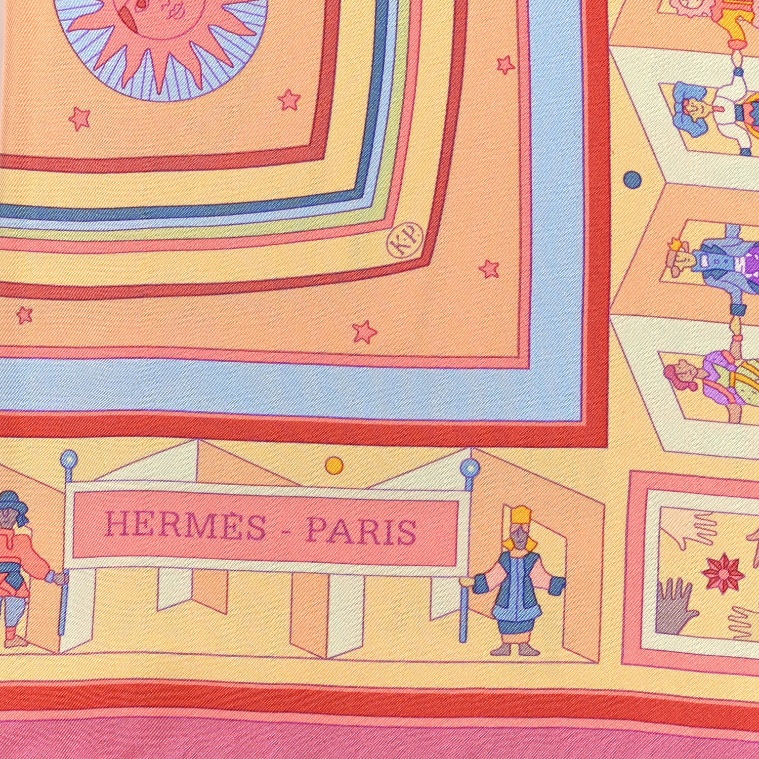 Hermes Silk Donner La Main Scarf 90 2 of 4
