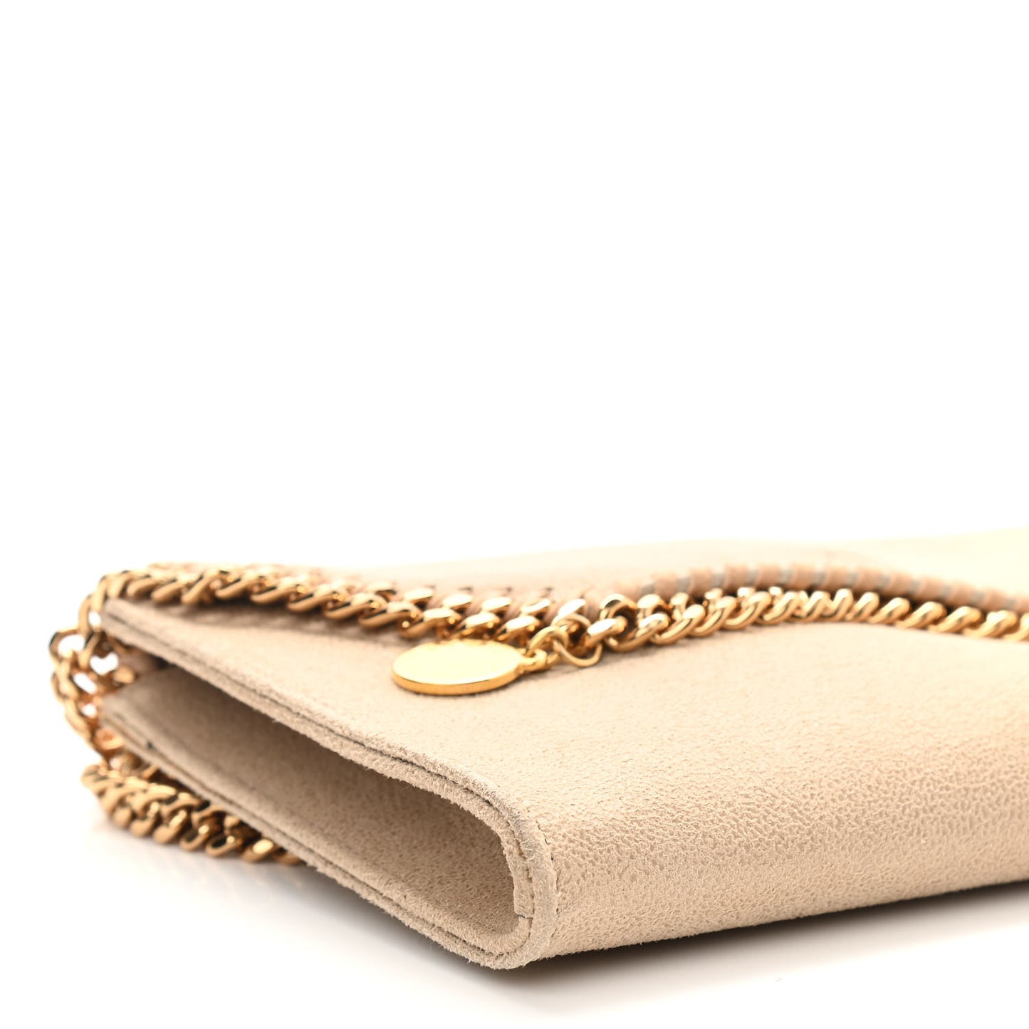 Shaggy Deer Mini Falabella Crossbody Bag Beige