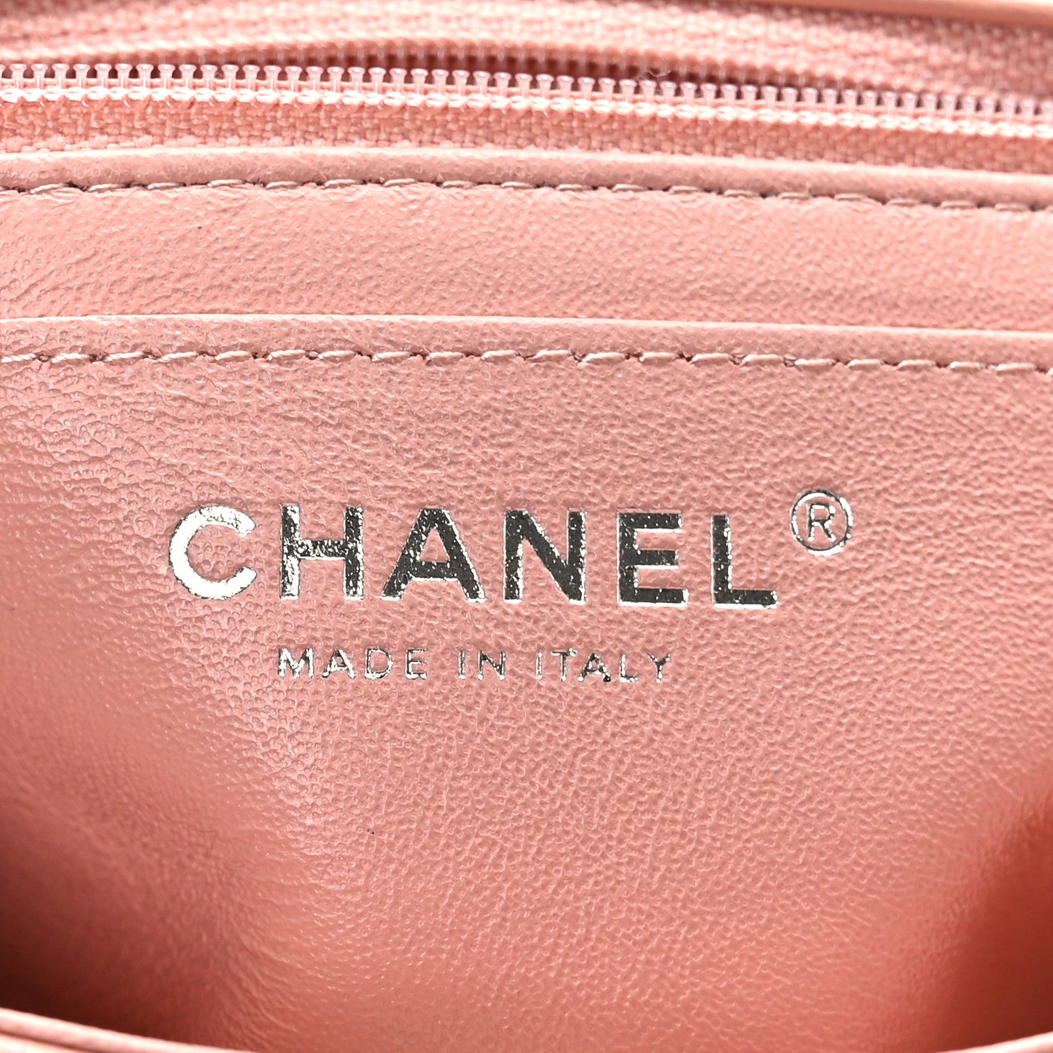 Chanel Lambskin Quilted Mini Rectangular Flap Light Pink 6 of 9