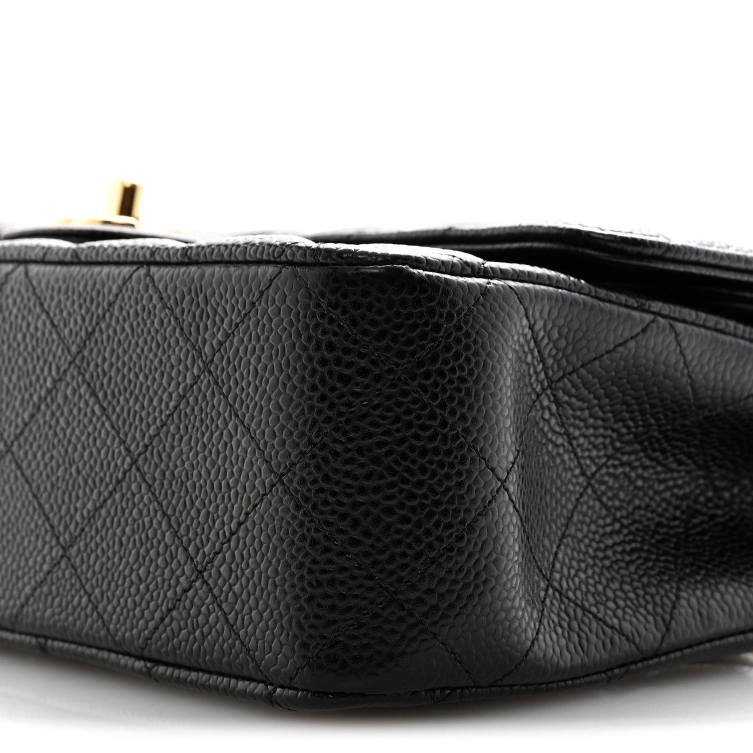 Chanel Caviar Quilted Medium Double Flap Black 10 of 12