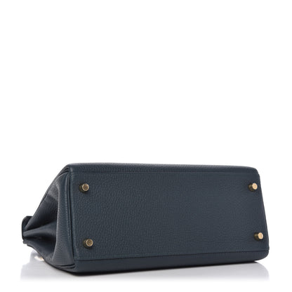 Hermes Taurillon Clemence Kelly Retourne 28 Vert Cypress 4 of 11