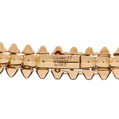 Cartier 18K Pink Gold Small Clash De Cartier Bracelet 17 3 of 4