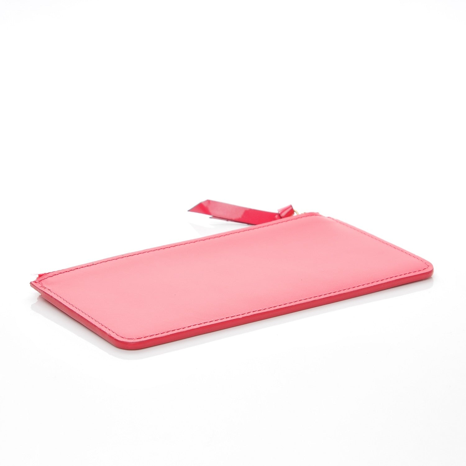 Louis Vuitton Calfskin Jeanne Wallet Zippered Insert Hot Pink 3 of 6