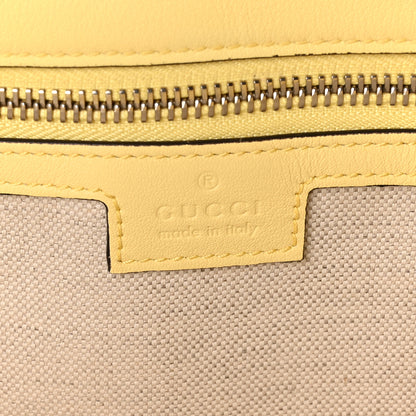 Gucci Calfskin Large Aura Horsebit 1955 Shoulder Bag Butter 6 of 10