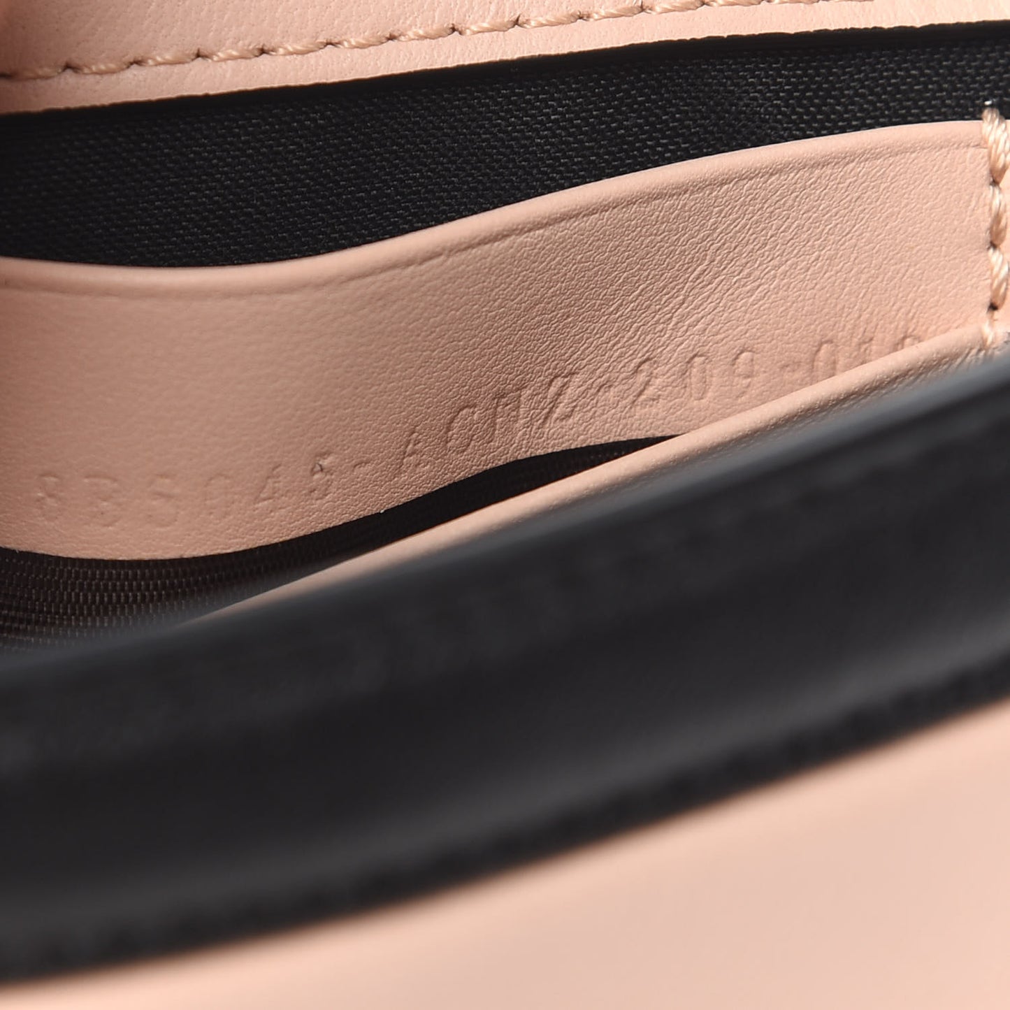 Nappa Apolo Bi-Color Mini Chain Baguette Rosa Quarzo Black