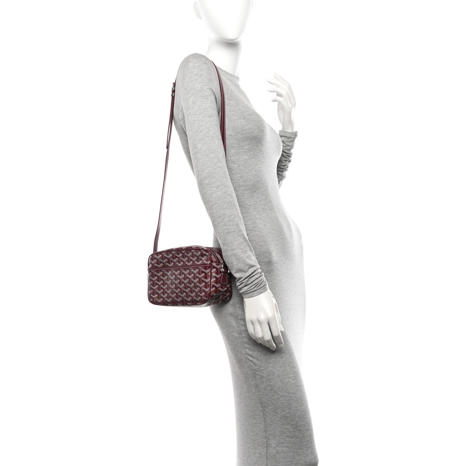 Goyard Goyardine Sac Cap Vert Burgundy 2 of 9