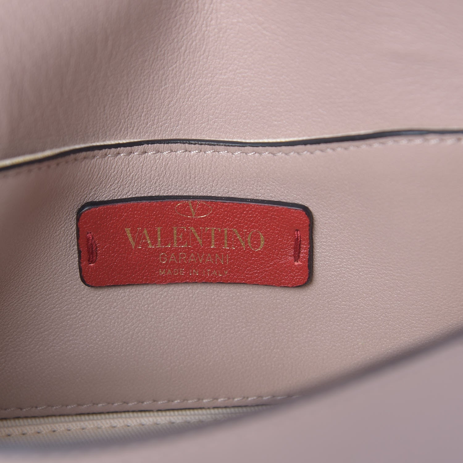 Valentino Garavani Vitello Mini Rockstud Crossbody Bag Poudre 6 of 9
