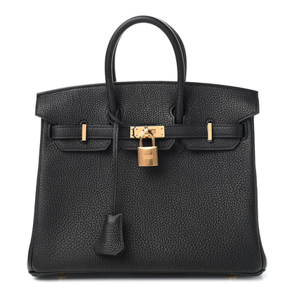 Hermes Togo Birkin 25 Black 1 of 14