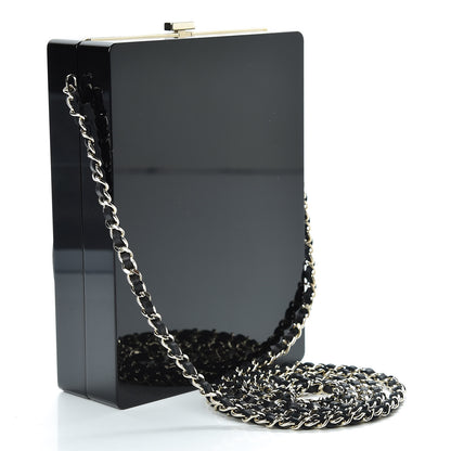 Chanel Plexiglass Strass N°5 Minaudiere Black Gold 3 of 11