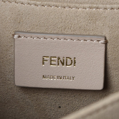 Fendi Vitello Liberty FF 1974 Embossed Kan I Shoulder Bag Black 9 of 10