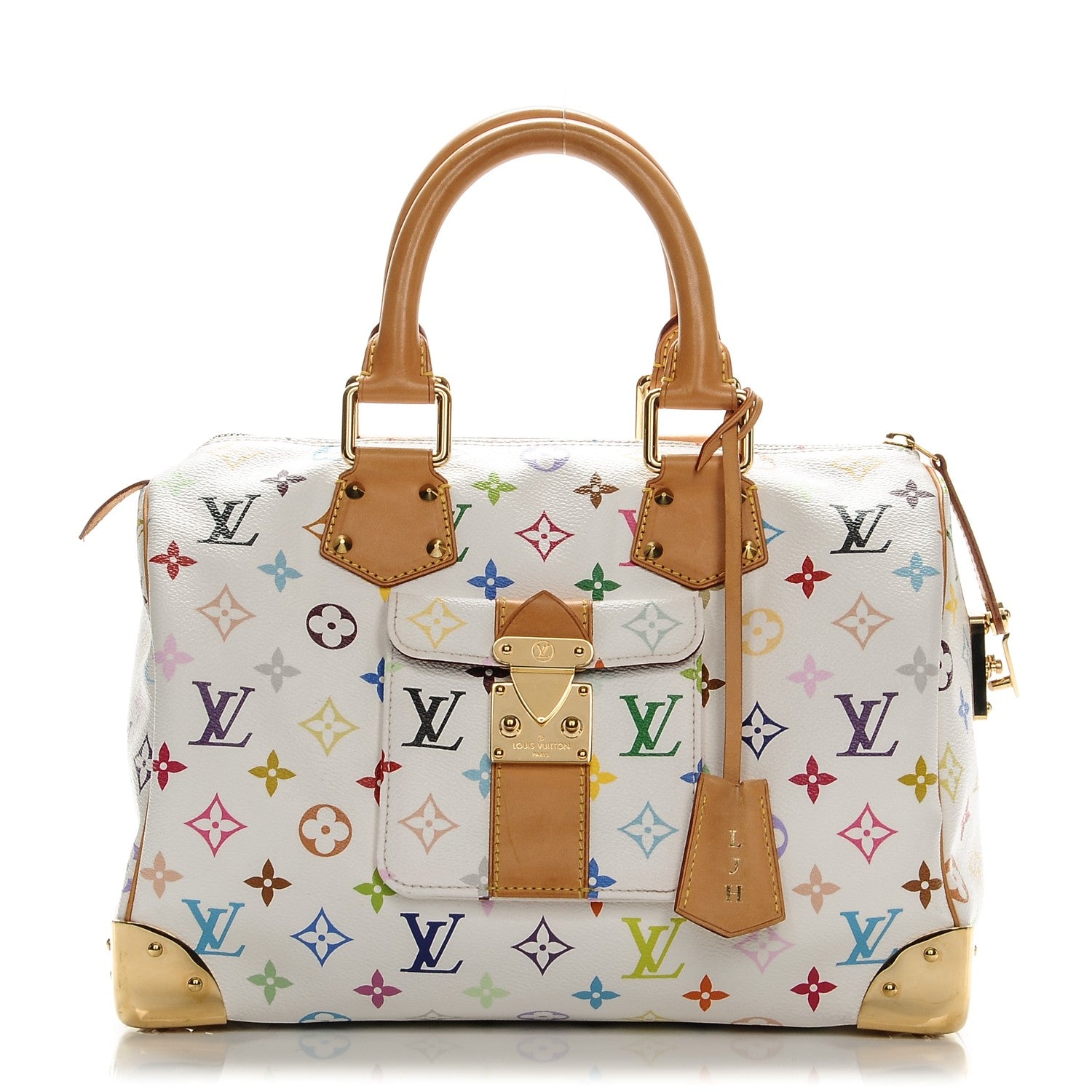Louis Vuitton Monogram Multicolor Speedy 30 White 1 of 7