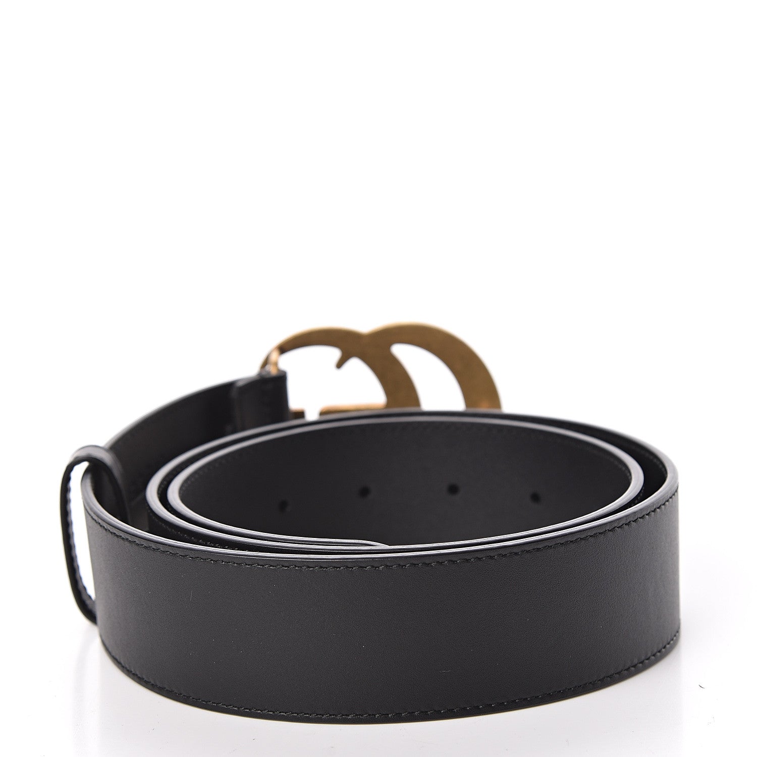 Gucci Calfskin Double G 40mm Belt 85 34 Black 3 of 6