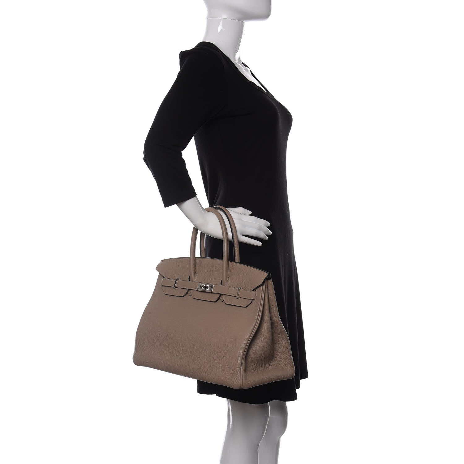 Hermes Togo Birkin 35 Gris Tourterelle 2 of 10