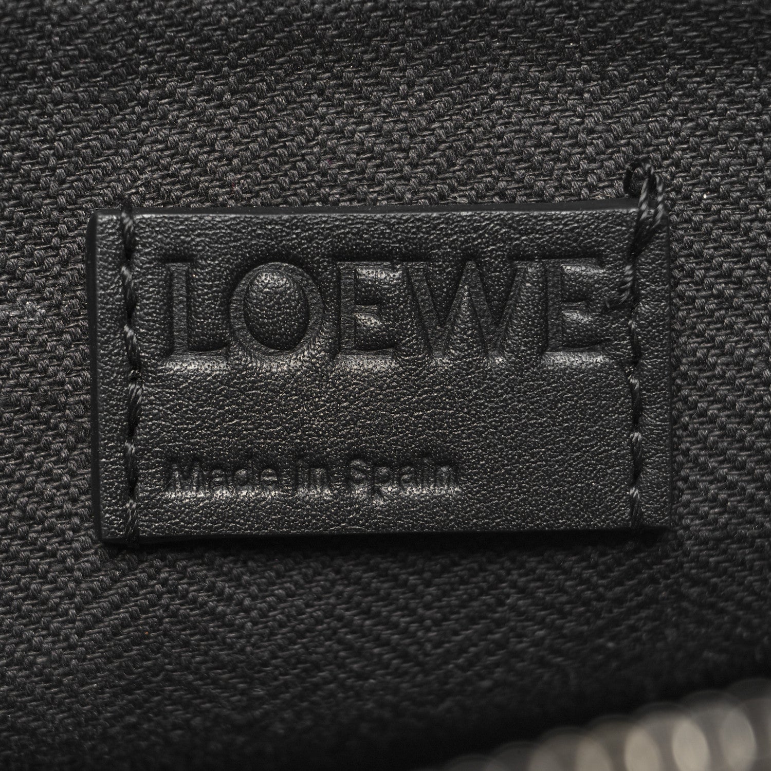 Loewe Calfskin Mini Hammock Hobo Black 6 of 10