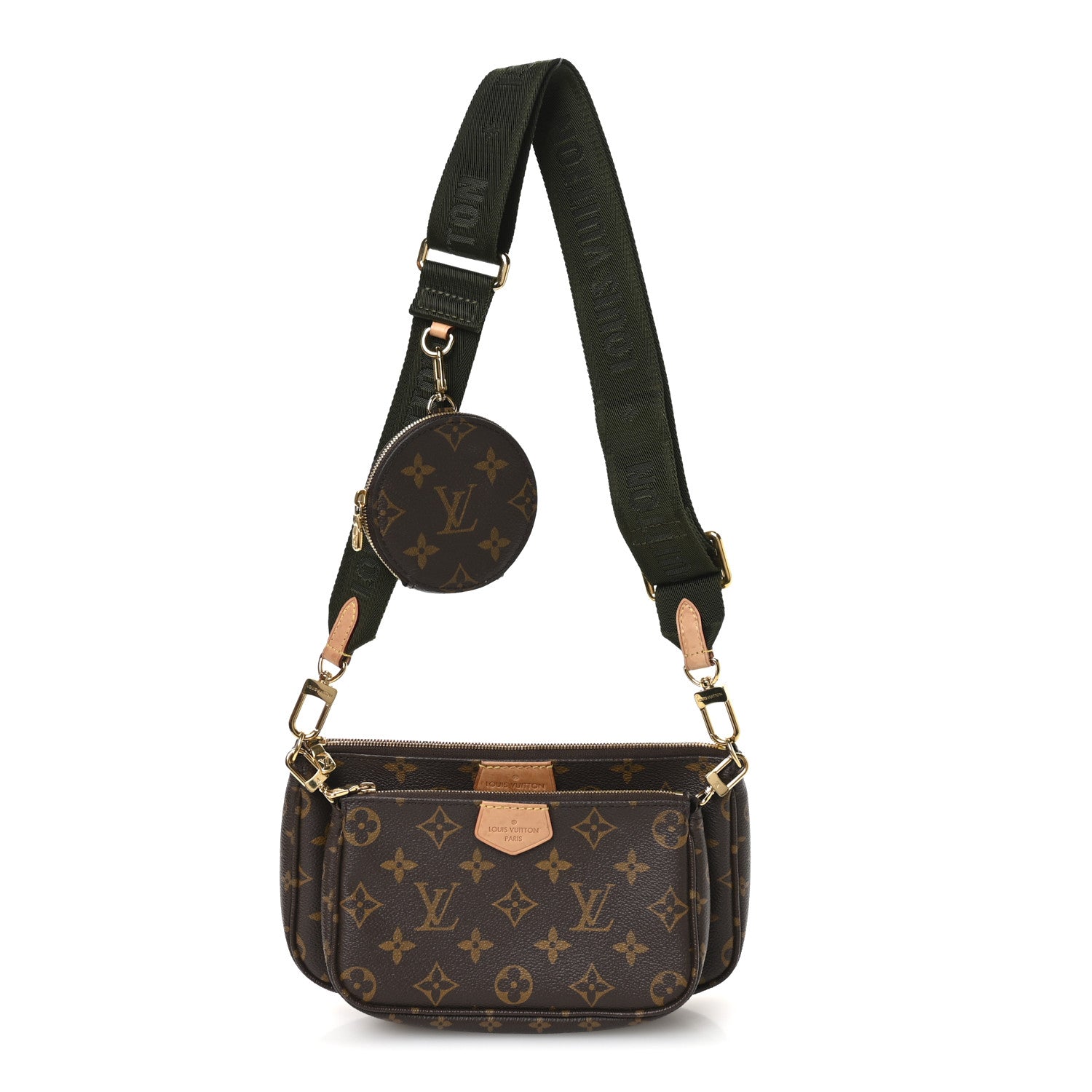 Louis Vuitton Monogram Multi Pochette Accessories Kaki 1 of 10