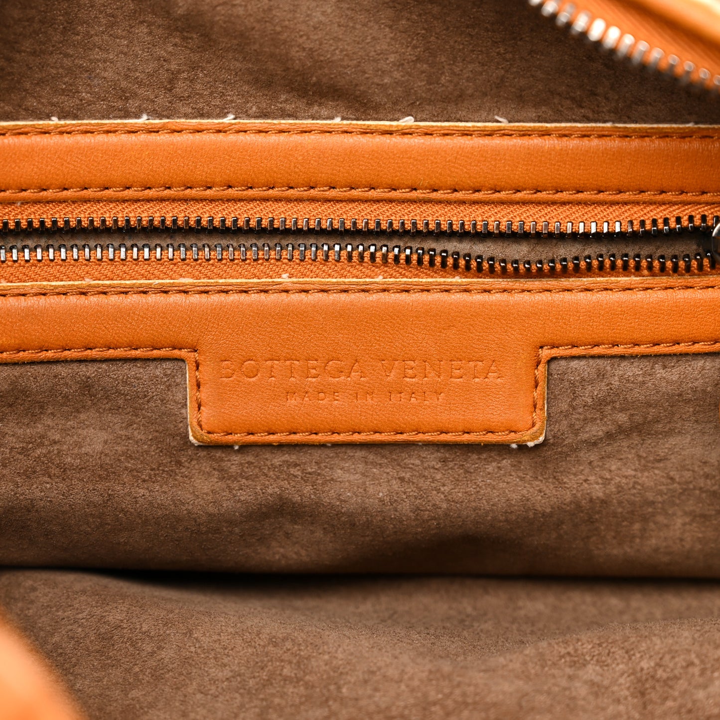 Nappa Intrecciato Large Veneta Hobo Ochre