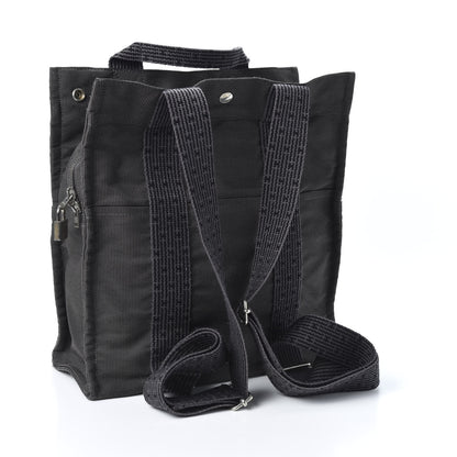 Hermes Canvas Herline Backpack Grey 2 of 9