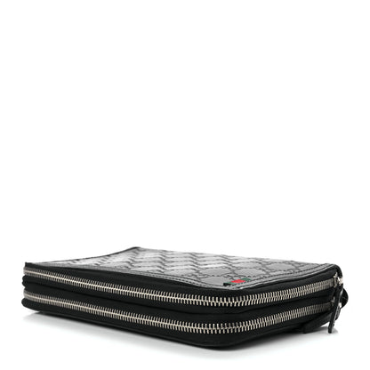 Gucci Guccissima Signature Travel Document Case Black 9 of 12