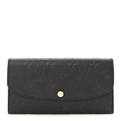 Louis Vuitton Empreinte Emilie Wallet Black Dune 1 of 6