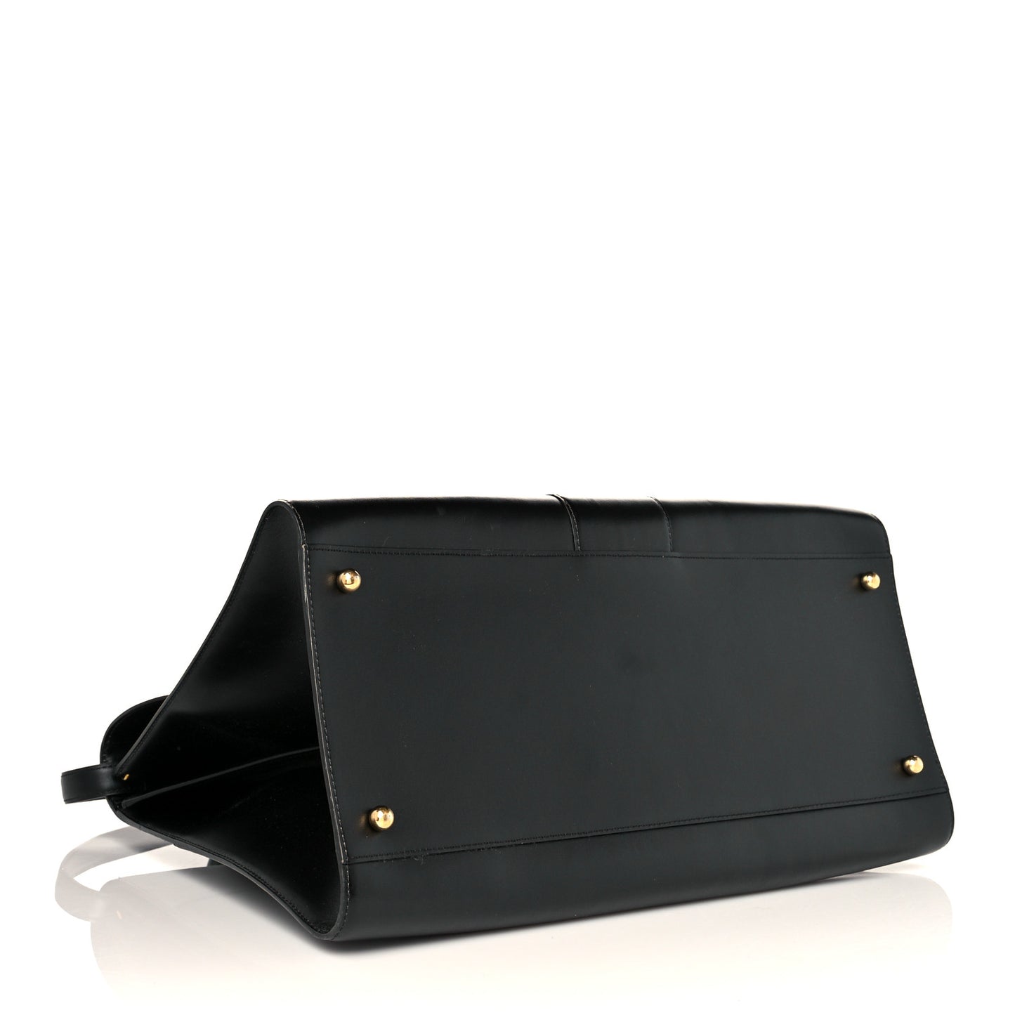 Box Calfskin GM Brillant Satchel Black