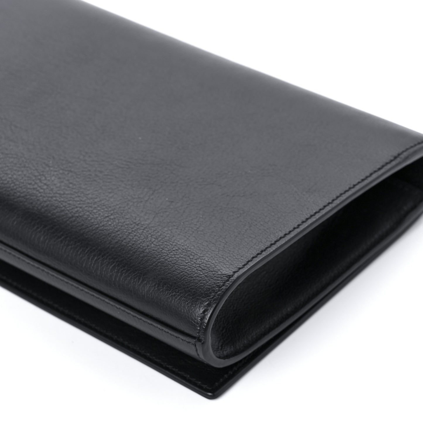 Calfskin Monogram Large Belle De Jour Clutch Black