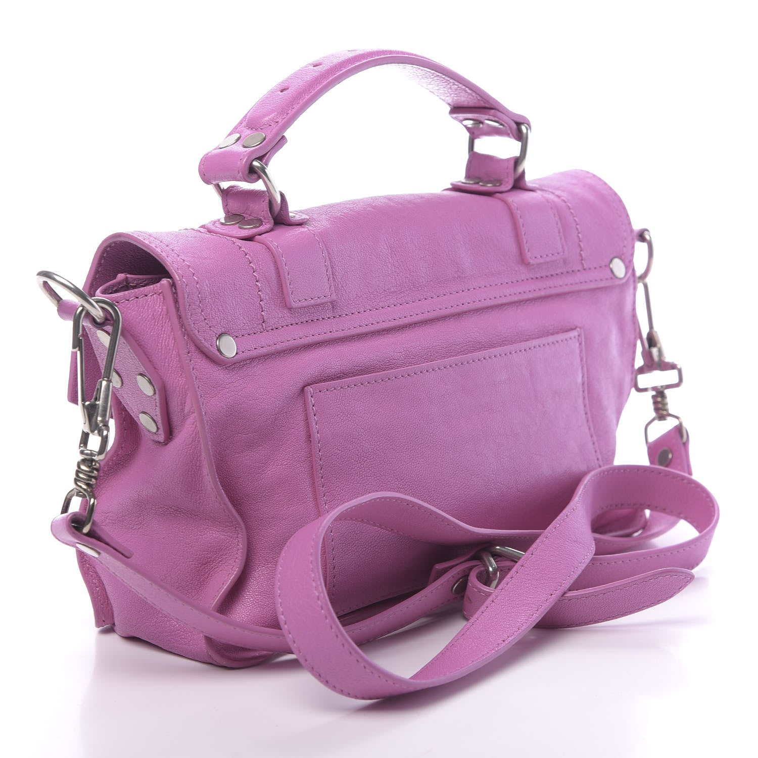 Proenza Schouler Lambskin Tiny PS1 Satchel Lilac 3 of 10